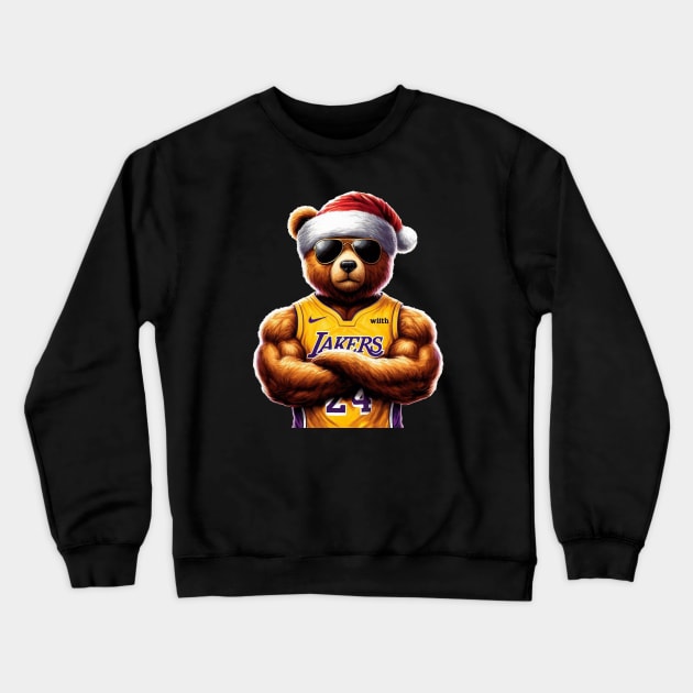 Los Angeles Lakers Christmas Crewneck Sweatshirt by Americansports